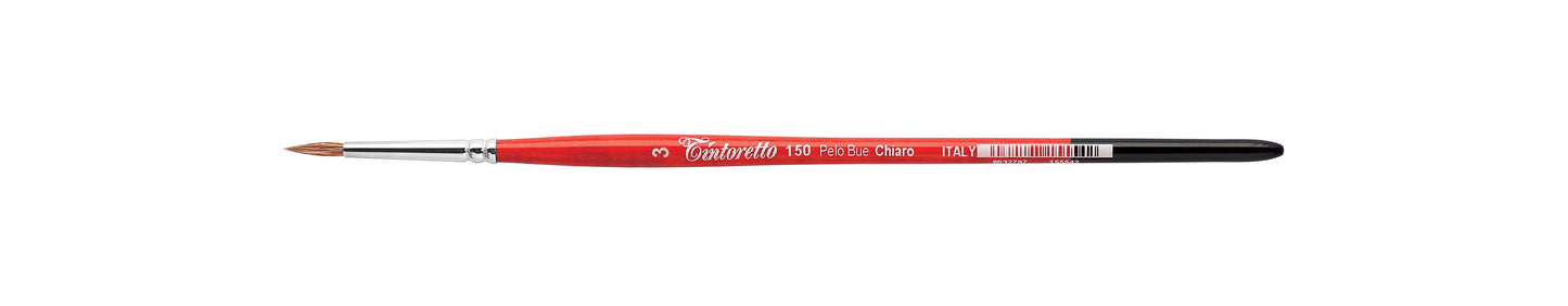 Tintoretto Pennello Pelo Bue Chiaro Serie 150