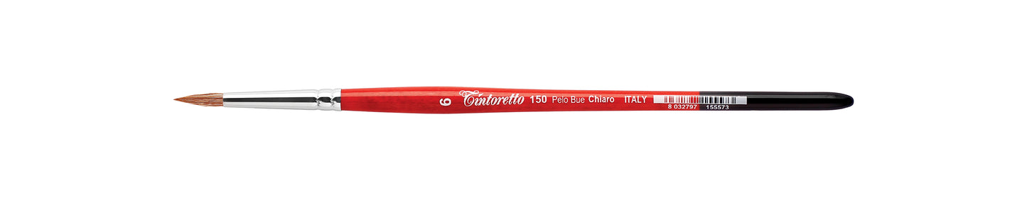 Tintoretto Pennello Pelo Bue Chiaro Serie 150