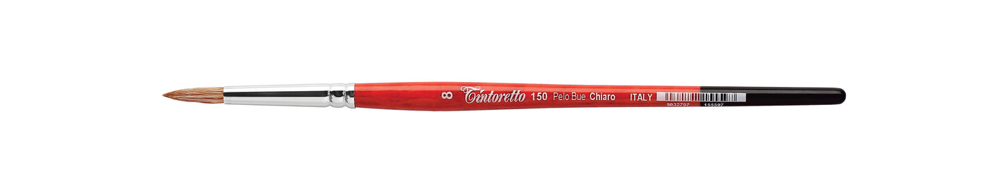 Tintoretto Pennello Pelo Bue Chiaro Serie 150