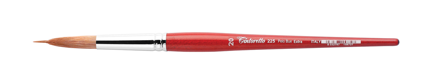 Tintoretto Pennello Pelo Bue Chiaro Serie 225 - VARIE MISURE -