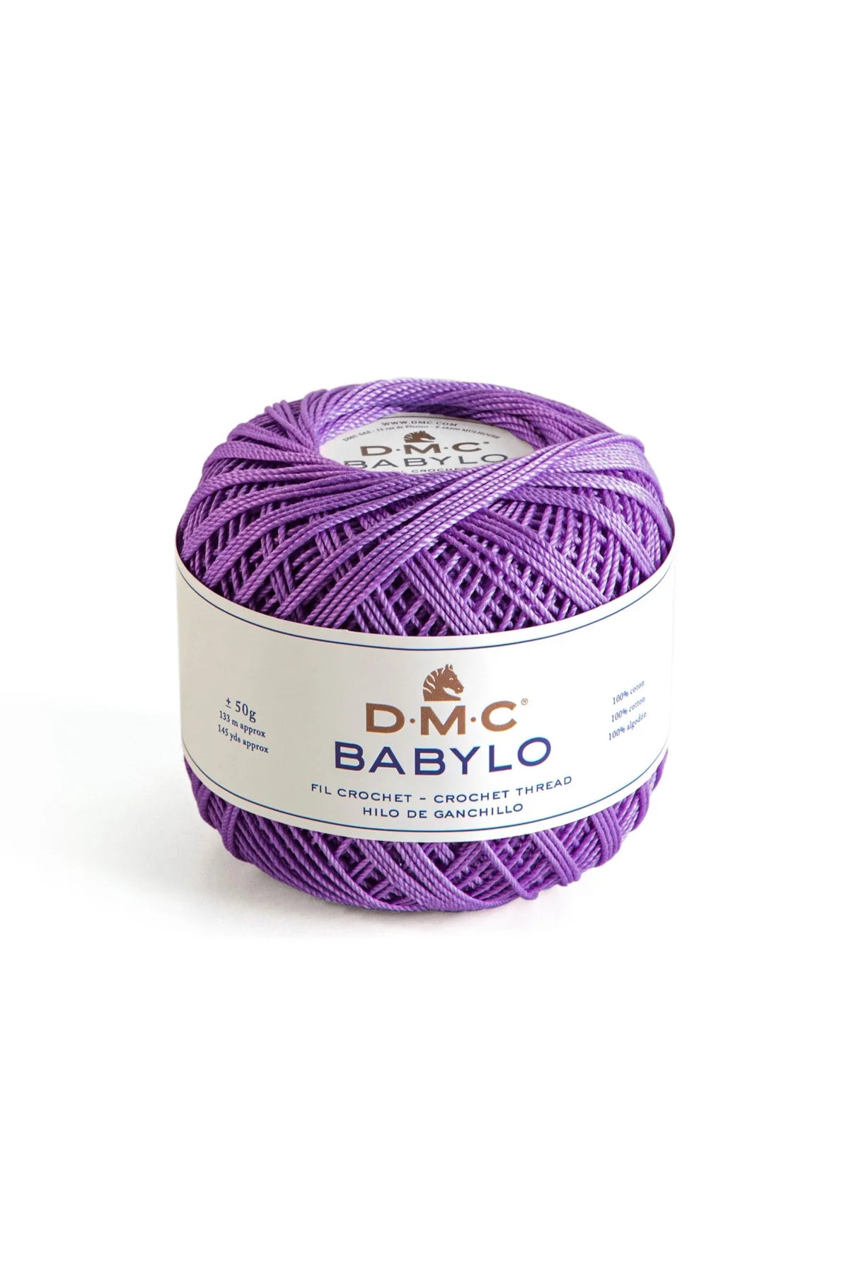 DMC Filato per Uncinetto in 100% cotone a fibre lunghe Babylo 10 Colore 553