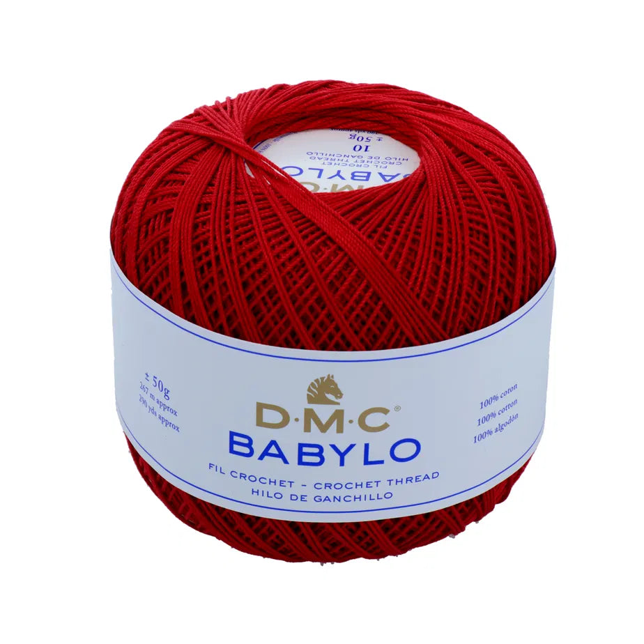 DMC Filato per Uncinetto in 100% cotone a fibre lunghe Babylo 10 Colore 815