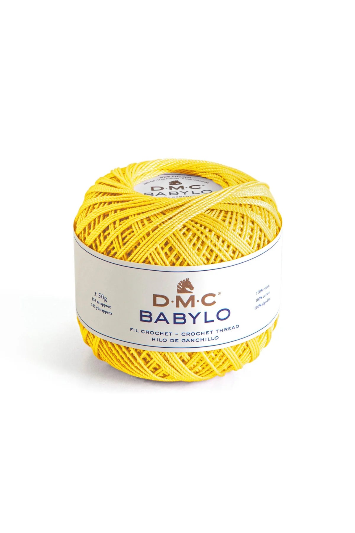 DMC Filato per Uncinetto in 100% cotone a fibre lunghe Babylo 10 Colore 973