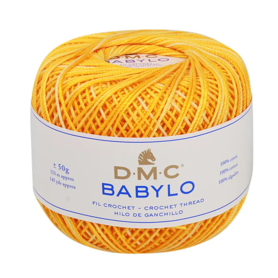 DMC Filato per Uncinetto in 100% cotone a fibre lunghe Babylo 5 Colore 90