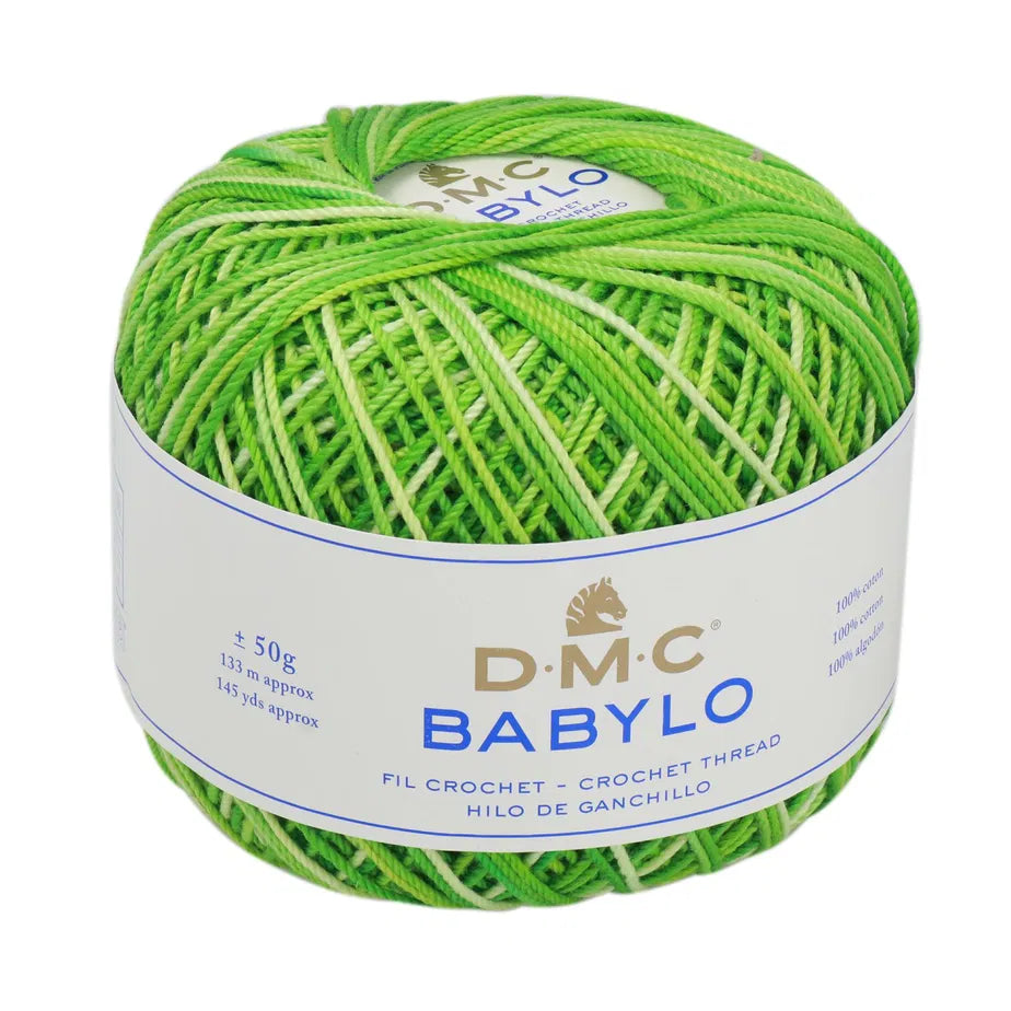 DMC Filato per Uncinetto in 100% cotone a fibre lunghe Babylo 5 Colore 114