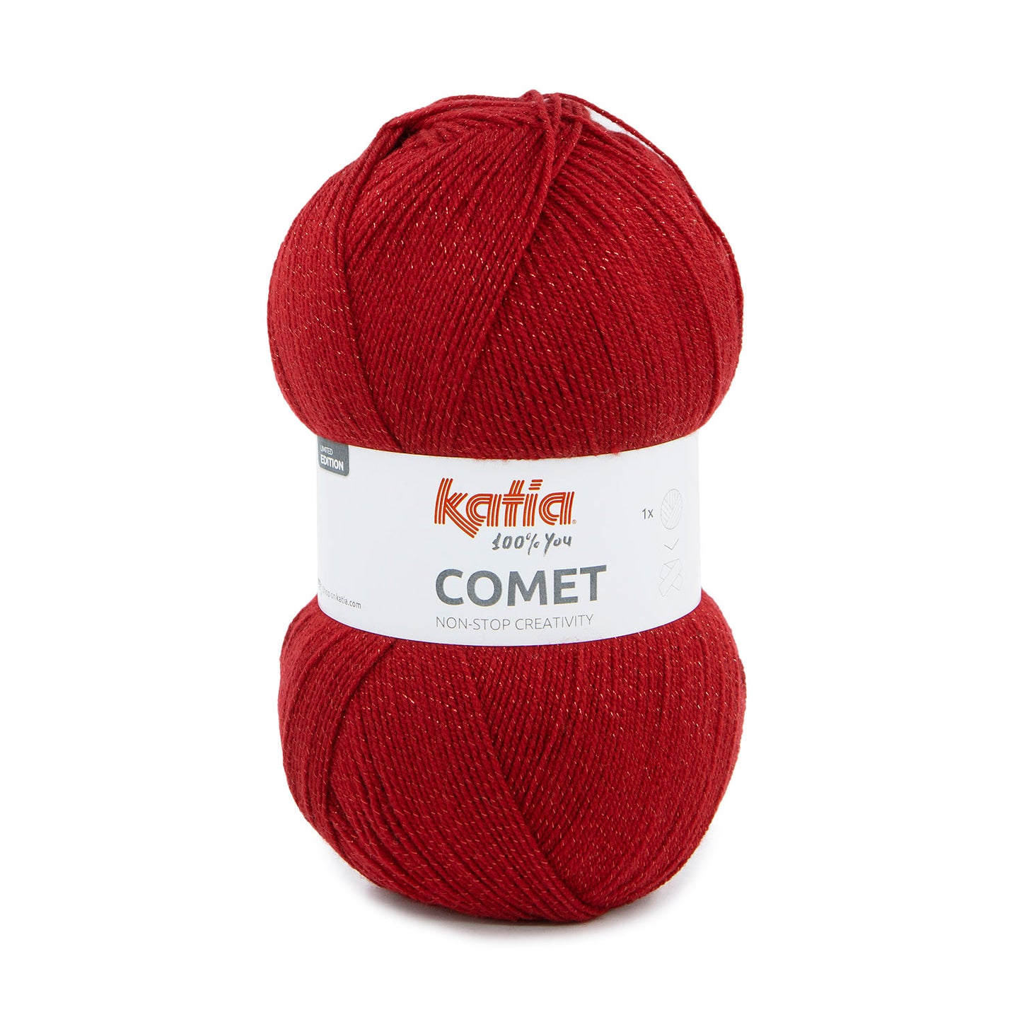 Katia Filato Comet Colore 207 Rosso 300 gr