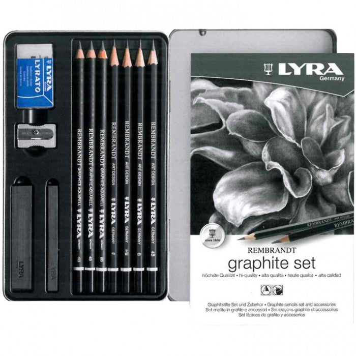 Lyra Set di matite e accessori Rembrandt Graphite Set