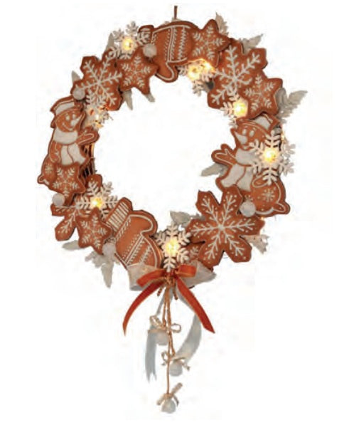 Renkalik Panno Kraft 3D Biscotti di Pan di Zenzero