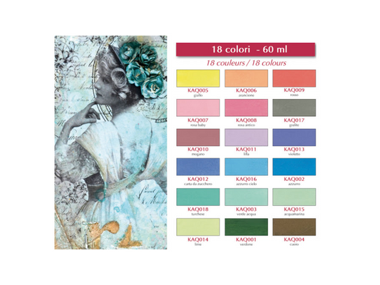 Stamperia Colore Mix Media Aqua Color AcquaMarina 60 ml