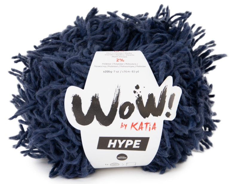 Katia Filato Wow Hype 200 gr - 76 mt - Colore Panna 103 Jeans