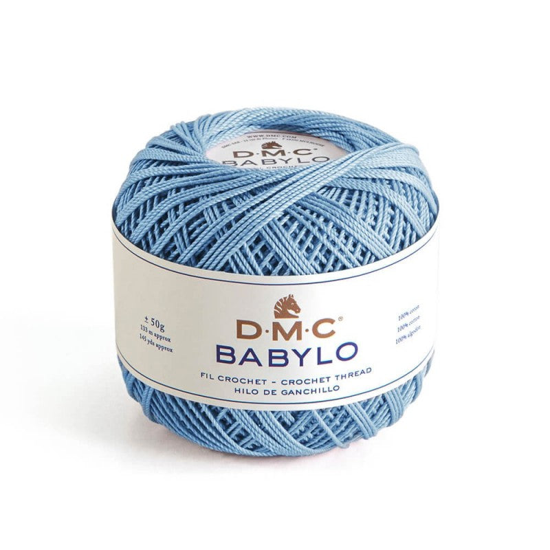DMC Filato per Uncinetto in 100% cotone a fibre lunghe Babylo 5 Colore 3840