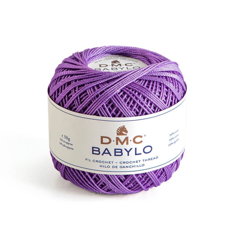 DMC Filato per Uncinetto in 100% cotone a fibre lunghe Babylo 5 Colore 553