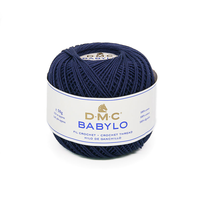 DMC Filato per Uncinetto in 100% cotone a fibre lunghe Babylo 5 Colore 823