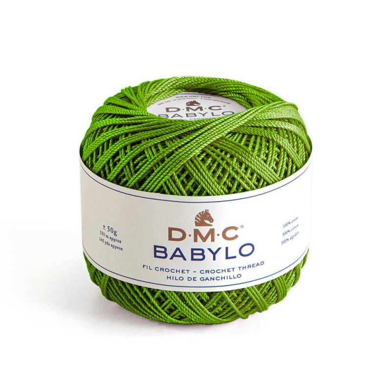 DMC Filato per Uncinetto in 100% cotone a fibre lunghe Babylo 5 Colore 906