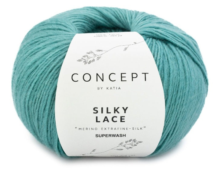 Katia Filato Silky Lace Colore 190 Malachite 50 gr