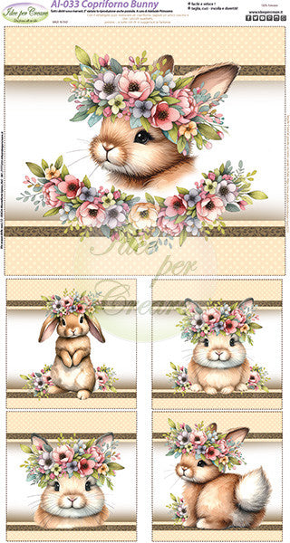 Idee Per Creare Pannello AL-033 Copriforno Bunny