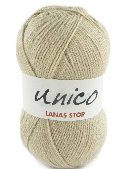 Katia Filato Unico Lanas Stop 100 gr - 266 mt Colore 44 Marrone Pallido