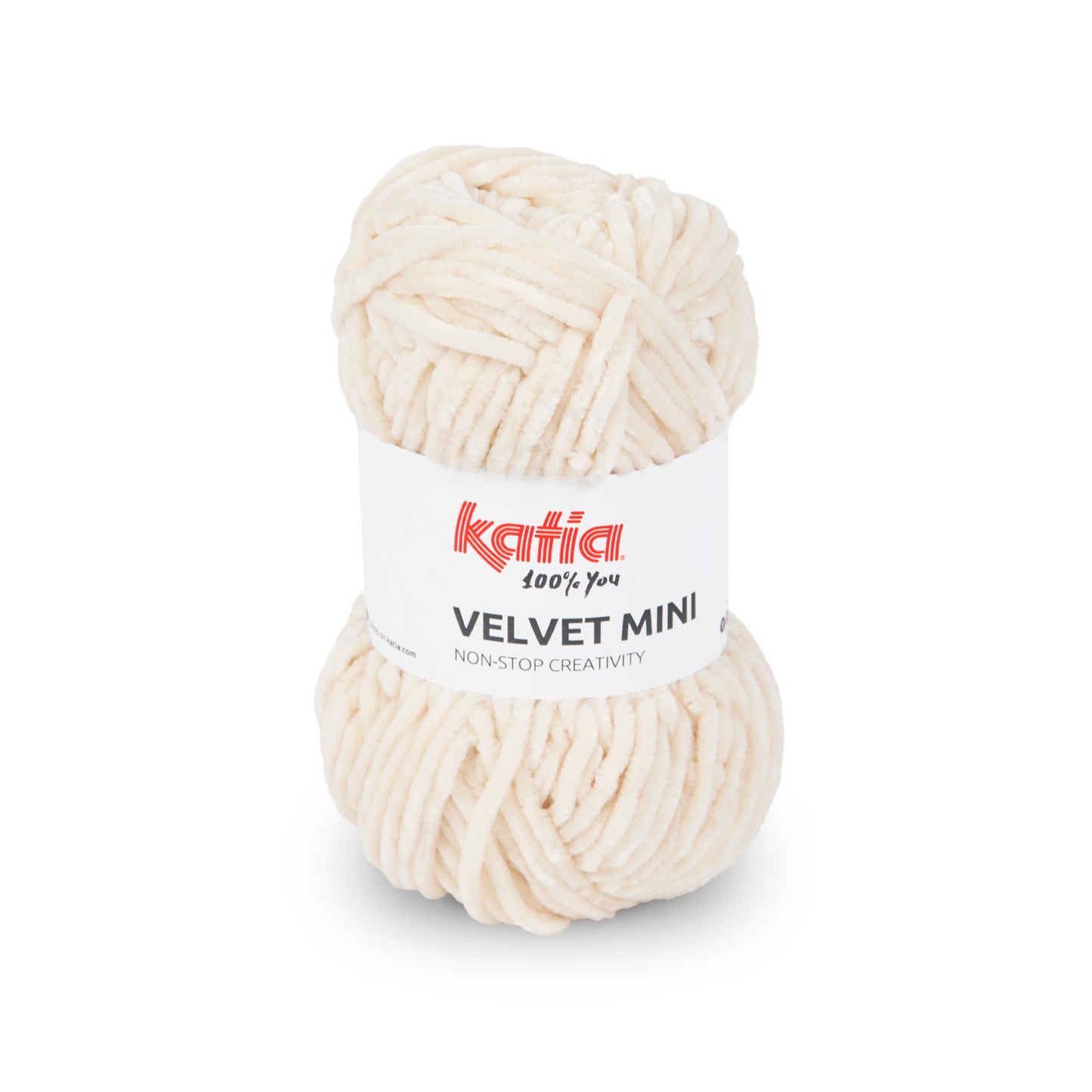 Katia Filato Velvet Mini Colore 200 Panna 50 Grammi