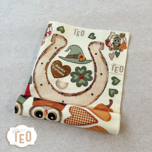 Pannello Teo Collezione Autunno P-160 Benvenuti e Buona Fortuna