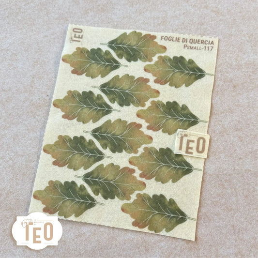 Pannello Teo Collezione Autunno P-Small-117 Foglie Di Quercia