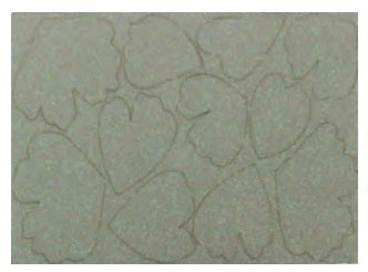 Renkalik Foglie in Feltro Peonie Bianco Iridescente