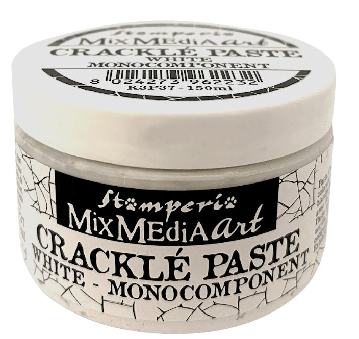 Stamperia Crackle Paste Monocomponente Bianca 150 ml