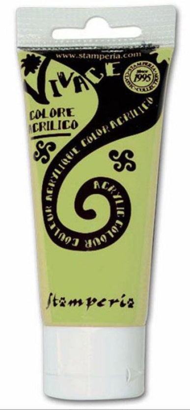Stamperia Colore Acrilico Vivace Paint - Verde Chiaro 60 ml