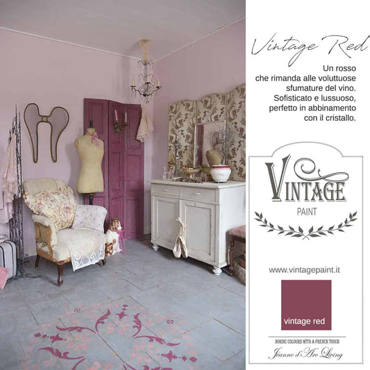 Vintage Paint Colore Vintage Red 100 ml
