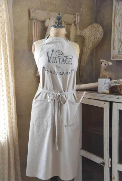 Vintage Paint Grembiule Ecru