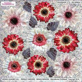 Sospeso Trasparente Pellicola 2/10 Olografica Red Gerbera