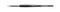 Tintoretto Pennello conico, silicone. Serie 616 - VARIE MISURE -