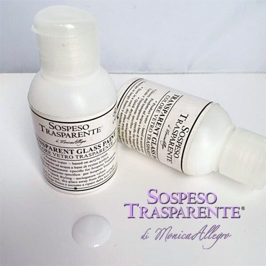 Sospeso Trasparente Colore Bianco per Vetro 59 ml