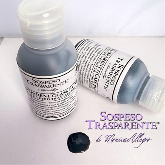 Sospeso Trasparente Colore Nero per Vetro 59 ml