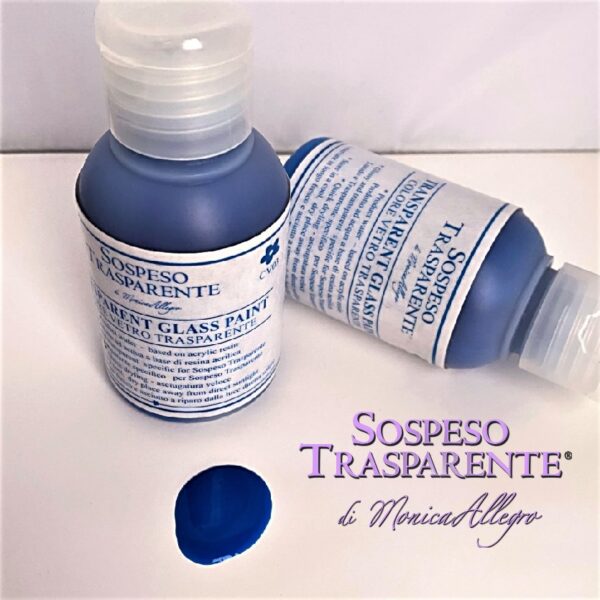 Sospeso Trasparente Colore Blu per Vetro 59 ml