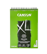 Canson Blocco spiralato XL Dessin Grana Fine - 160 gr A4 21 x 29,7 cm - 50 Fogli