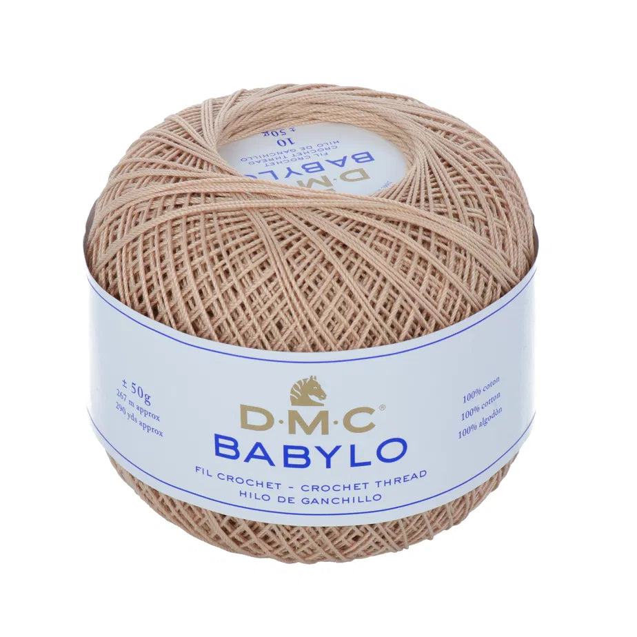 DMC Filato per Uncinetto in 100% cotone a fibre lunghe Babylo 10 Colore 3864