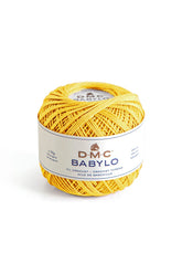 DMC Filato per Uncinetto in 100% cotone a fibre lunghe Babylo 10 Colore 743