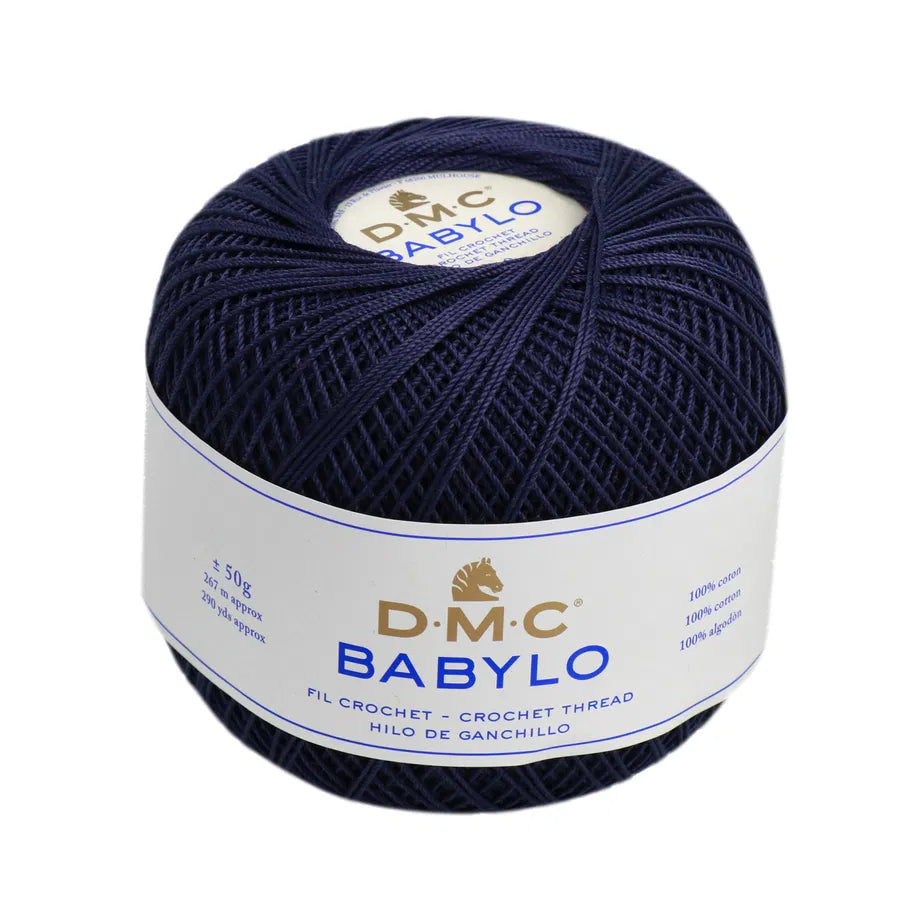 DMC Filato per Uncinetto in 100% cotone a fibre lunghe Babylo 10 Colore 823