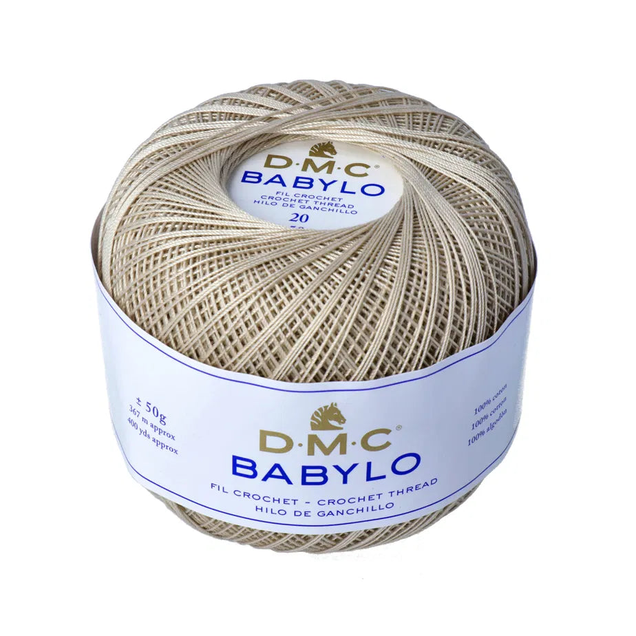 DMC Filato per Uncinetto in 100% cotone a fibre lunghe Babylo 5 Colore 842