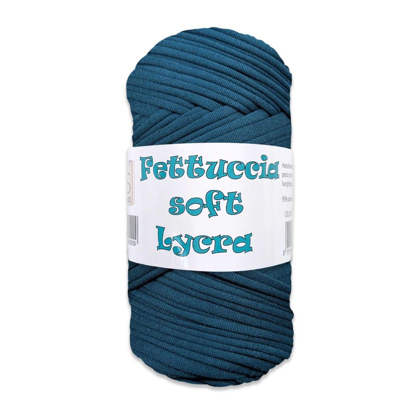 Fettuccia Soft Lycra - 105 metri - 95% Poliestere, 5% Elastan - Colore 53 Petrolio
