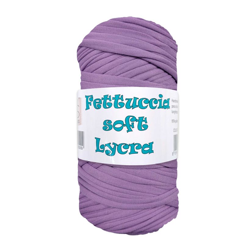 Fettuccia Soft Lycra - 105 metri - 95% Poliestere, 5% Elastan - Colore 56 Lilla