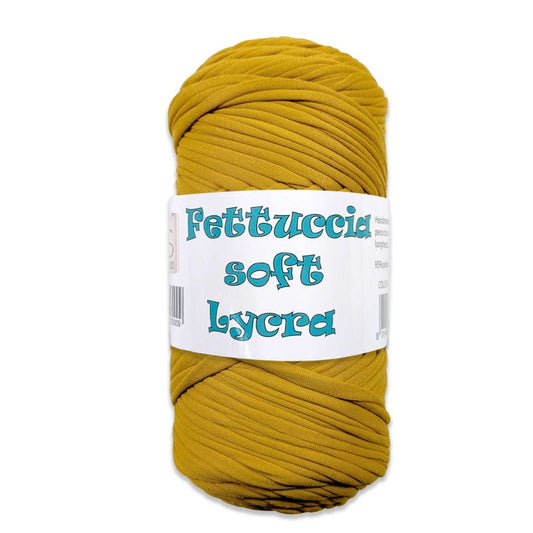 Fettuccia Soft Lycra - 105 metri - 95% Poliestere, 5% Elastan - Colore 64 Oro