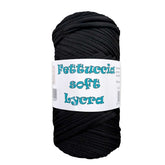 Fettuccia Soft Lycra - 105 metri - 95% Poliestere, 5% Elastan - Colore 81 Nero