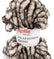 Katia Filato Polar Extreme Eskimo - 100% Poliestere - 300 Gr 30 Mt - Colore 300 Panna Nero