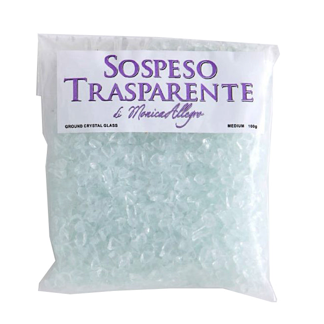 Sospeso Trasparente Granuli Medium - Puro Vetro Cristallo