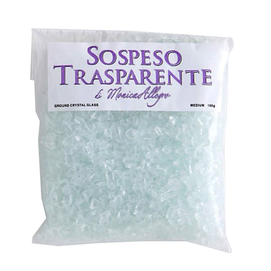 Sospeso Trasparente Granuli Medium - Puro Vetro Cristallo