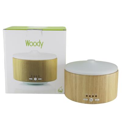 Gisa Welness Woody - Diffusore ad Ultrasuoni in Vetro e Legno