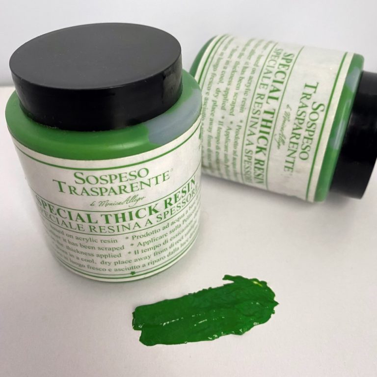 Sospeso Trasparente Resina Verde 120 ml