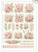 Idee Per Creare Carta di Riso 29,67x42 cm (A3) RIS-140 Fiori Rosa