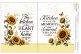 Idee Per Creare Pannello in Spugna 50 x 70 cm SP-018 Sun Flower
